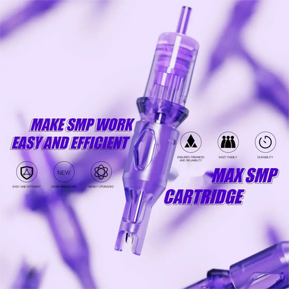 SCALP NEEDLE CARTRIDGES WITH GUARD (20PCS/B0X) - CharmingTattooSupply