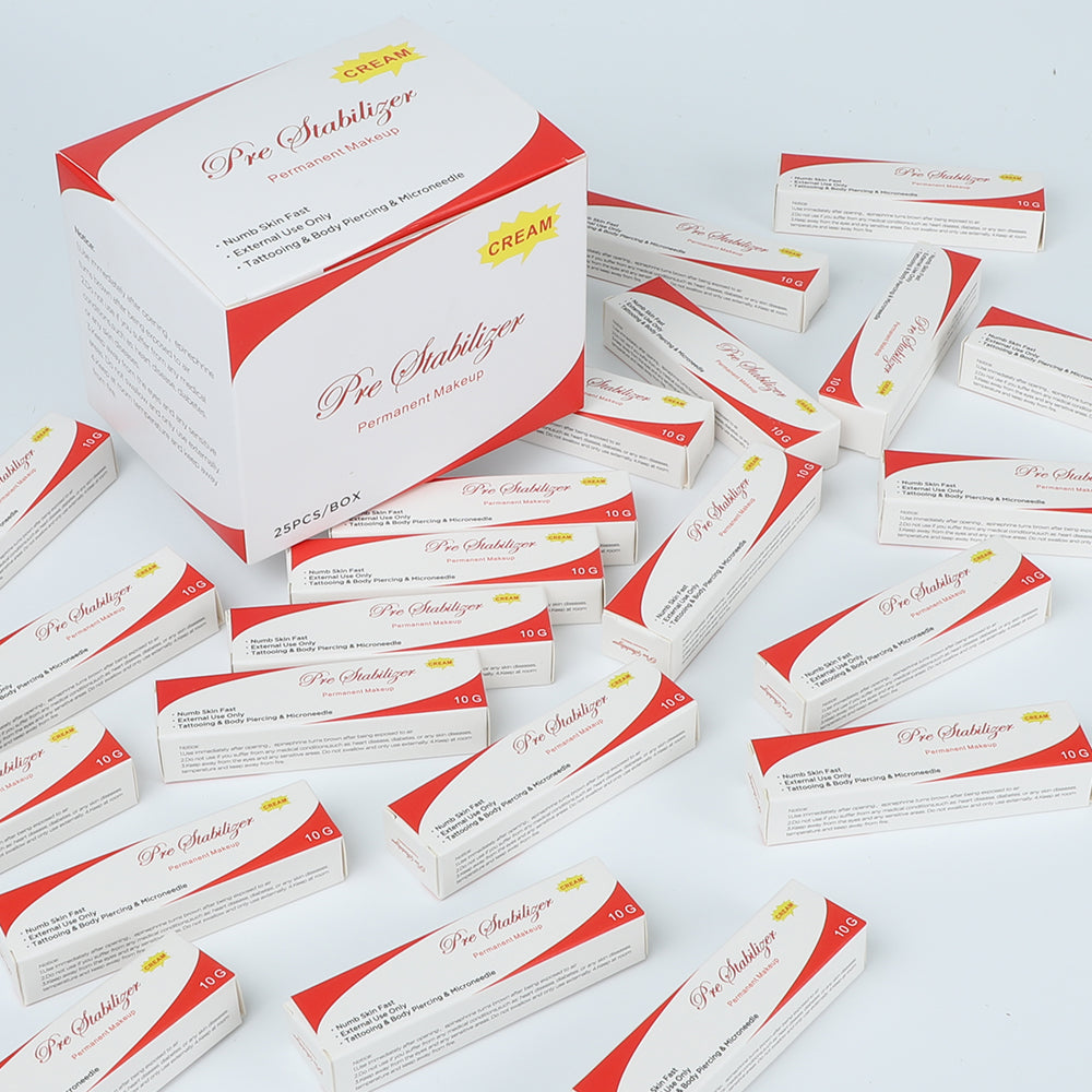 PMU Numbing Cream 10pcs Box - Pre Stabilizer for Microblading