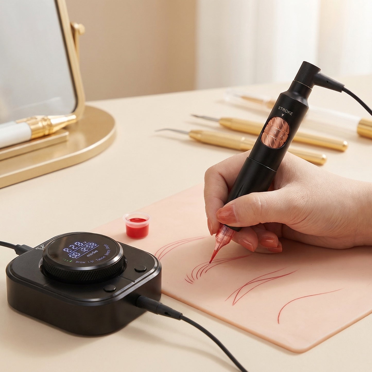 YDPMU Blink Pro X24 PMU Machine – Professional Wireless Permanent Makeup Device for Microblading & All PMU Techniques