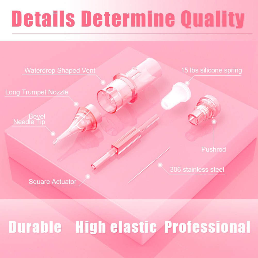 Pink Diamond Universal Cartridge 1R 0.25mm (10Pcs/Box) - CharmingTattooSupply
