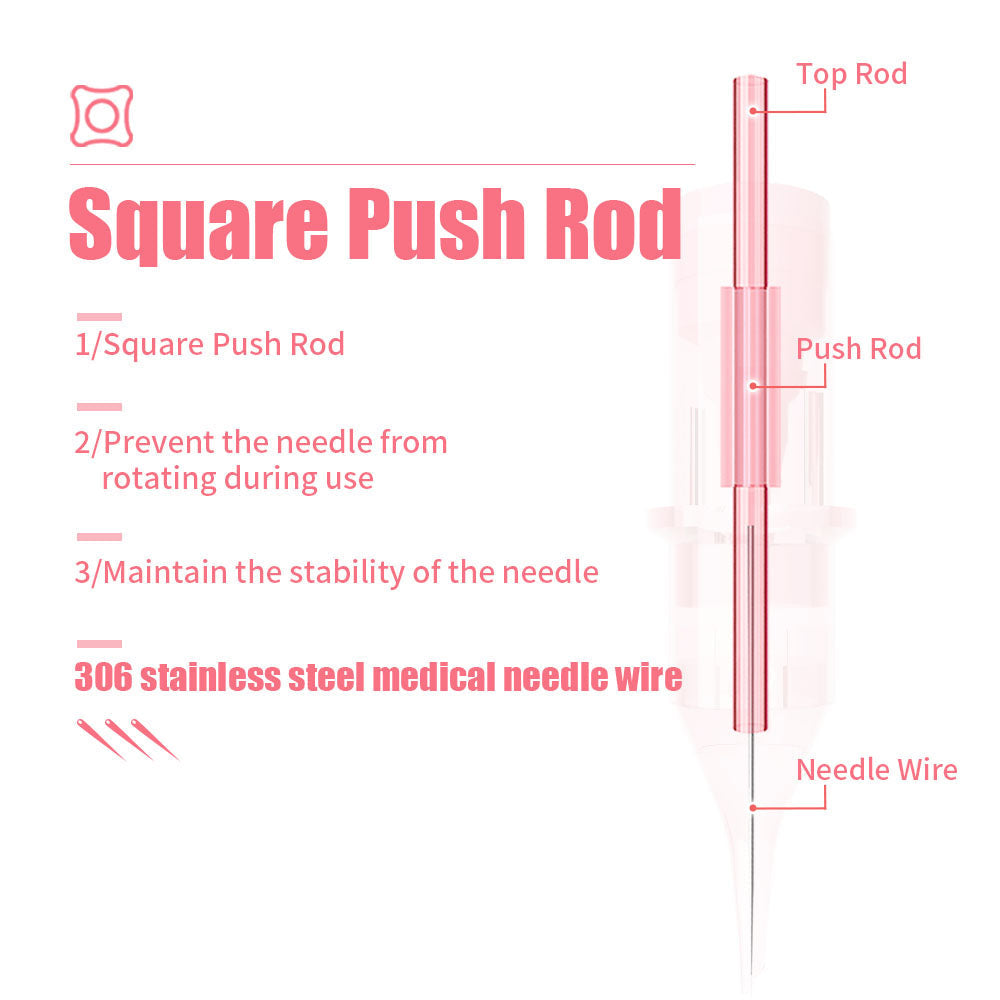 Pink Diamond Universal Cartridge 1R 0.25mm (10Pcs/Box) - CharmingTattooSupply