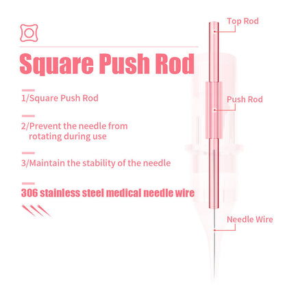 Pink Diamond Universal Cartridge 1R 0.25mm (10Pcs/Box) - CharmingTattooSupply