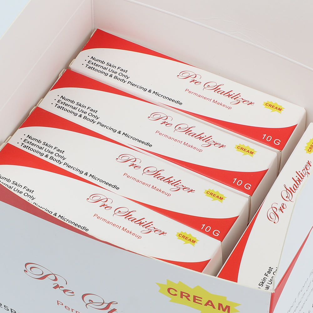 PMU Numbing Cream 10pcs Box - Pre Stabilizer for Microblading