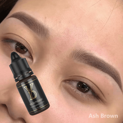 Ash Brown – YDPMU Organic Liquid Eyebrow PMU Pigment | Cool Ash Brown Brow Ink for Natural Definition