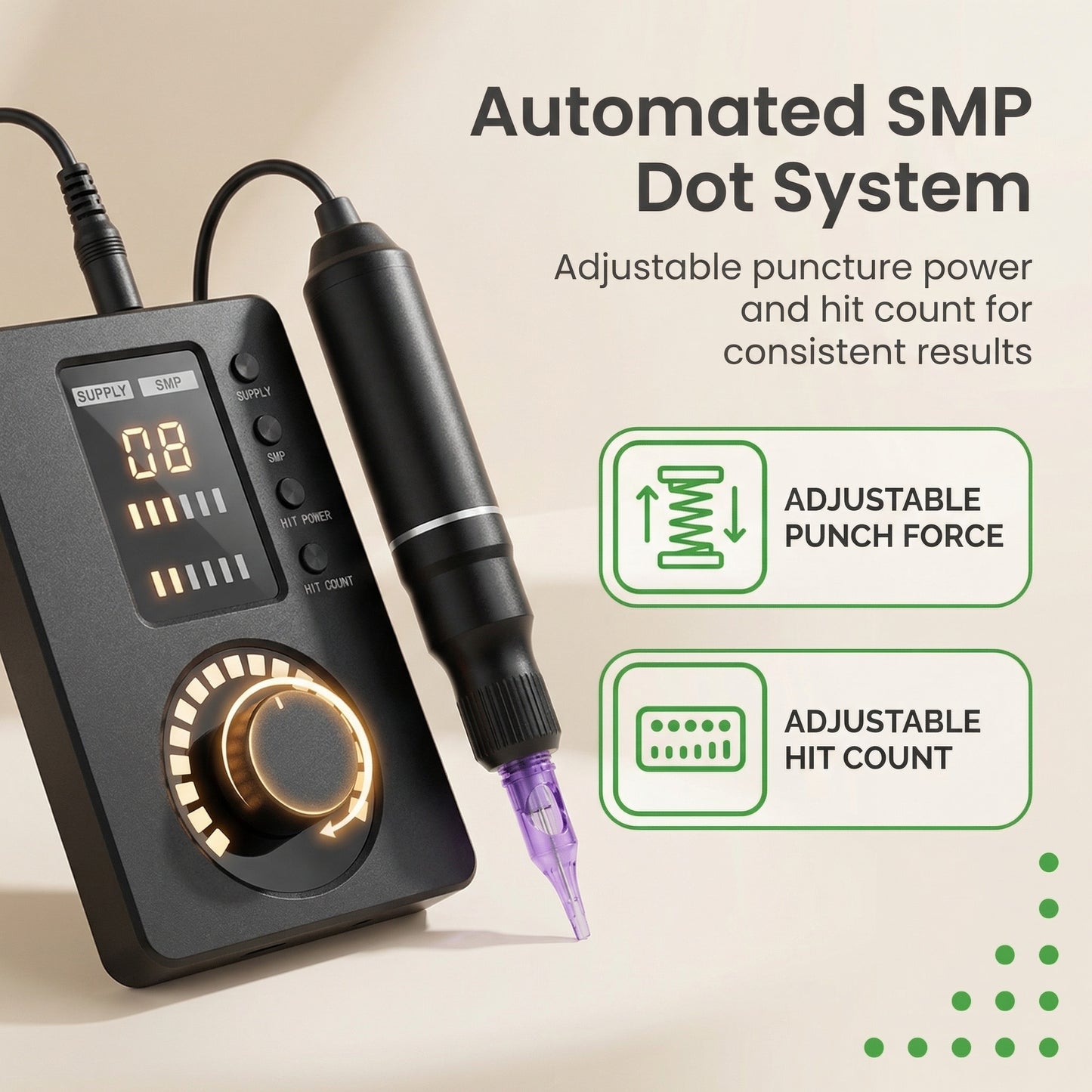 ScalpX Scalp Micropigmentation Device – Professional SMP Machine for Precision Hair Follicle Simulation & Hairline Restoration
