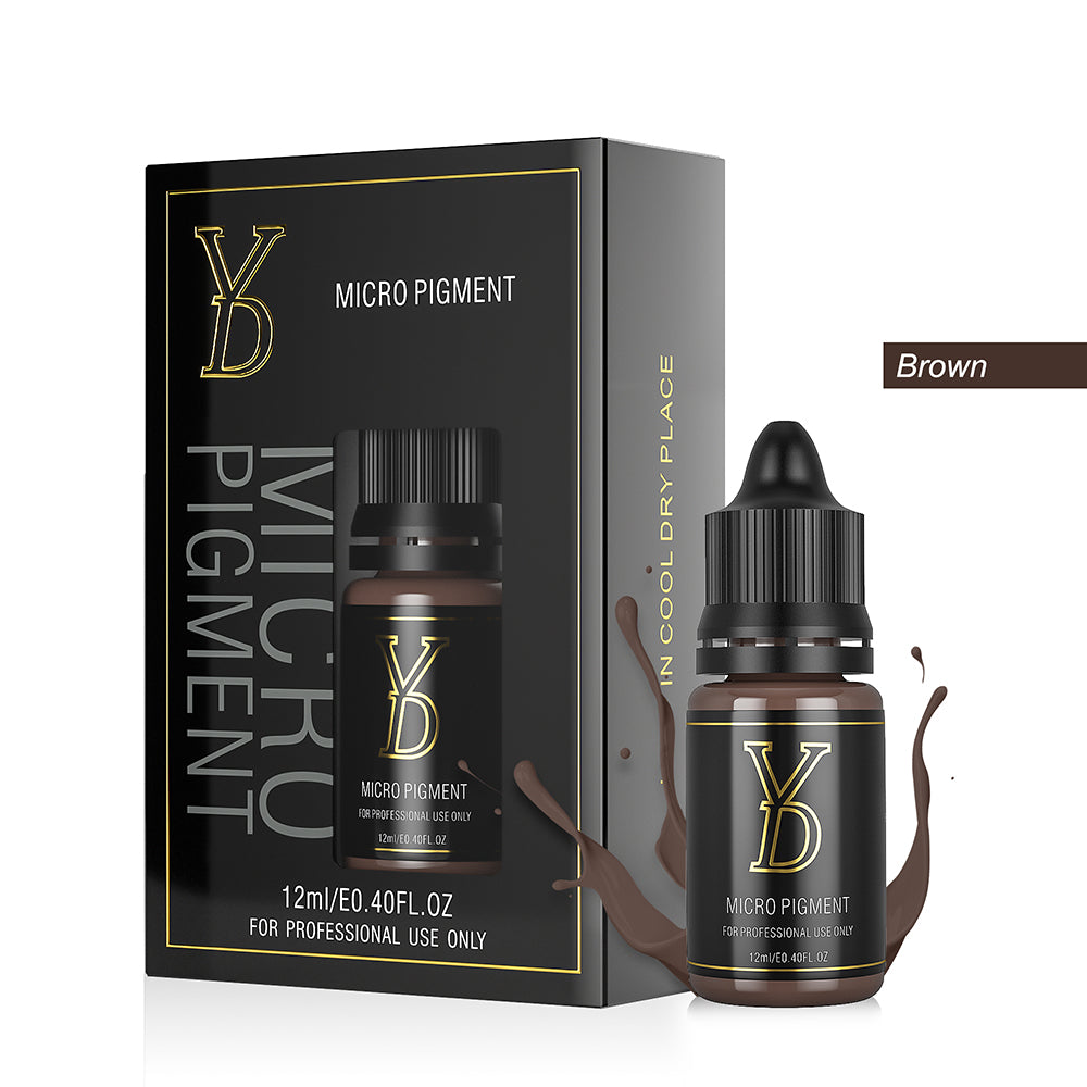 Brown-YD Organic Liquid Eyebrow Permanent Makeup Pigments