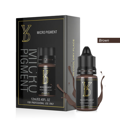 Brown-YD Organic Liquid Eyebrow Permanent Makeup Pigments