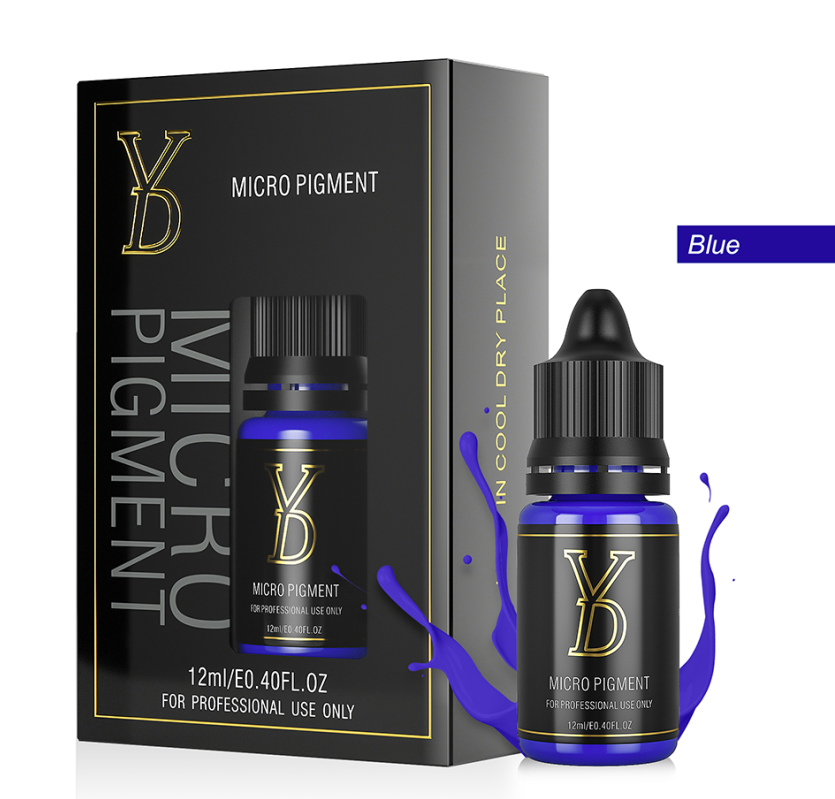 Blue – YDPMU Organic Liquid PMU Pigment | Creative Blue Permanent Makeup Ink for Eyeliner & Color Work