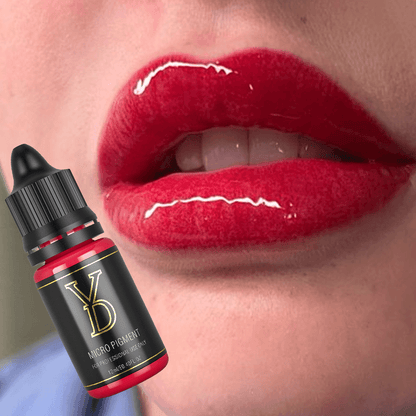 Brick Red – YDPMU Organic Liquid Lips PMU Pigment | Deep Warm Red Permanent Lip Color for Bold Definition