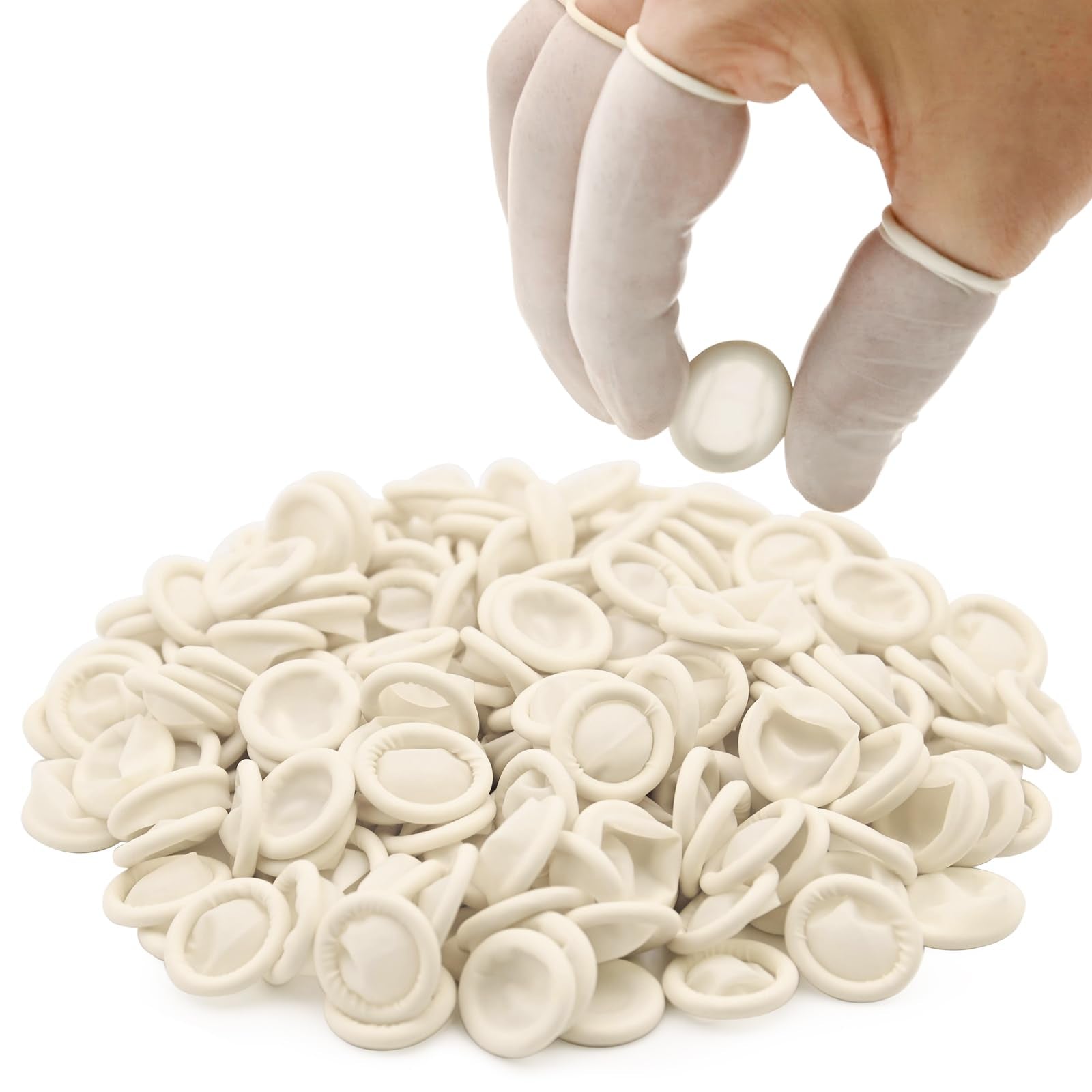 Disposable Personal White Finger Cot for semi permanent makeup tattoo 250g/Bag - CharmingTattooSupply