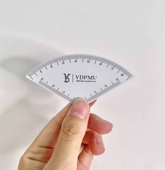 1-Minute Eyebrows – Quick Brow Shaping Tool for PMU Artists | Professional Eyebrow Ruler | Microblading Template