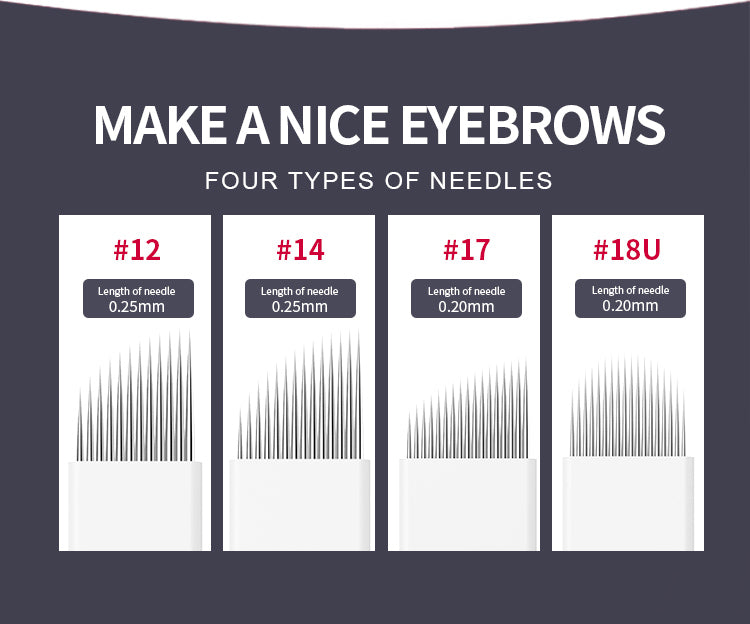 White Slant Disposable Microblading Pen