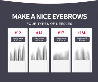 White Slant Disposable Microblading Pen
