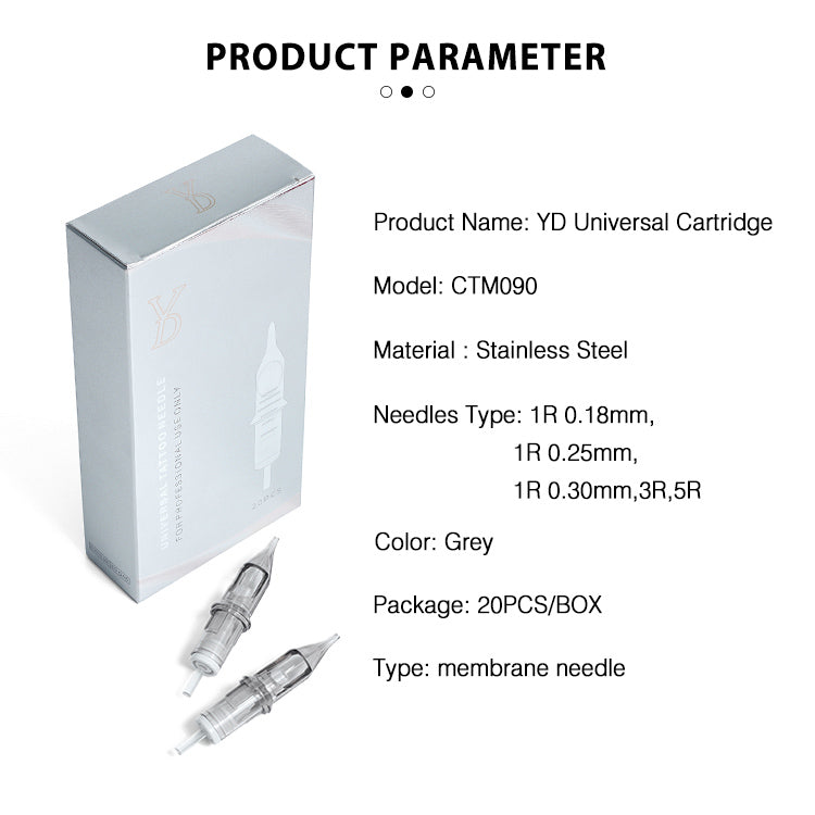 YD UNIVERSAL CARTRIDGE FOR YD BLINK SERIES 20PCS /BOX - CharmingTattooSupply