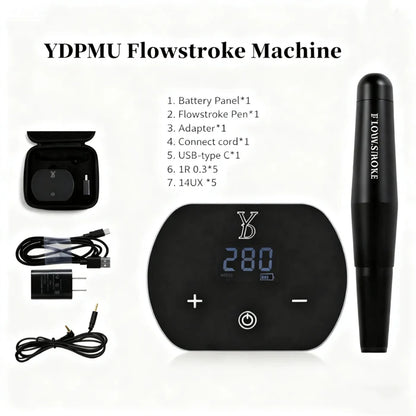 Professional PMU Machine Kit - YDPMU Flowstroke Tattoo Gun
