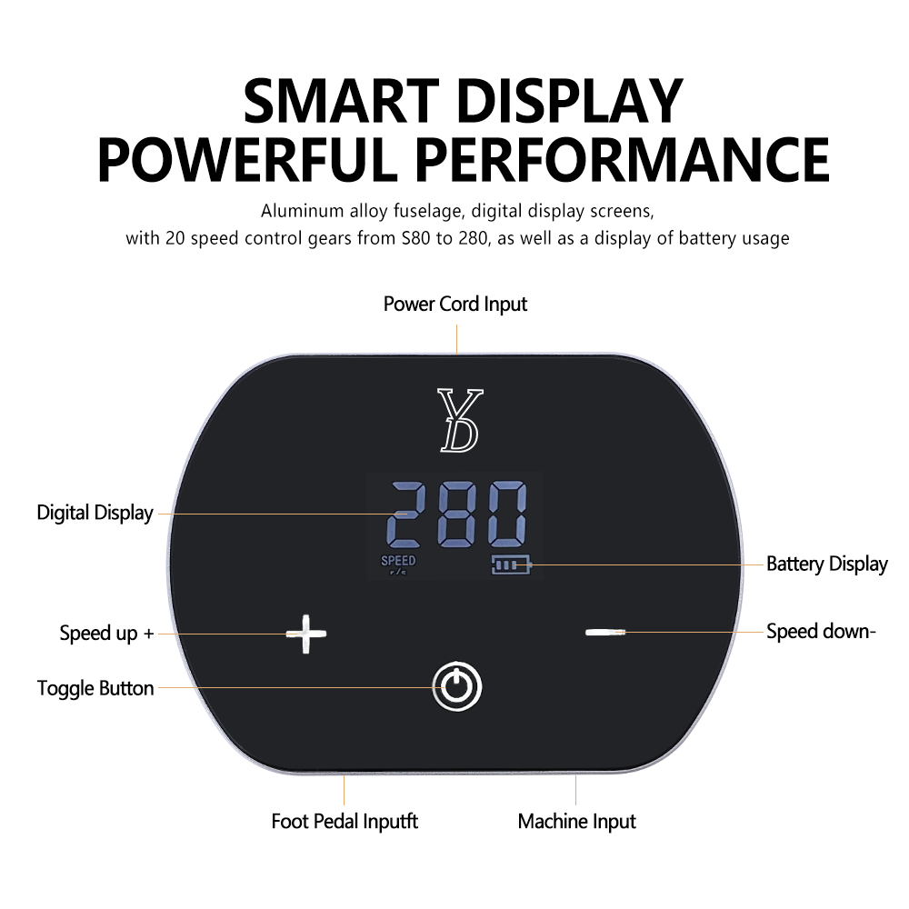 Professional PMU Machine Kit - YDPMU Flowstroke Tattoo Gun