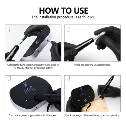 Professional PMU Machine Kit - YDPMU Flowstroke Tattoo Gun