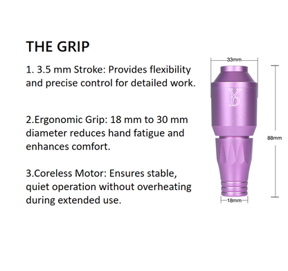 YDPMU X24 Pen | Professional PMU Machine 12,800RPM Coreless