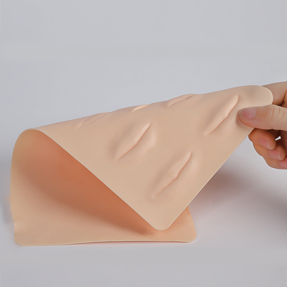 New 3D Eyebrow Practice Skin (Eyes Lip Mixed) - CharmingTattooSupply