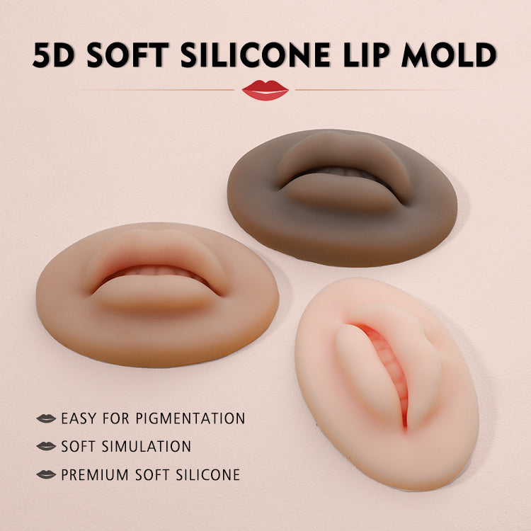 5D lip practice skin - CharmingTattooSupply