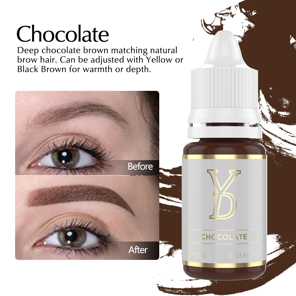 YDPMU InoCream Inorganic PMU Pigments – Professional Brow Pigment 12ml
