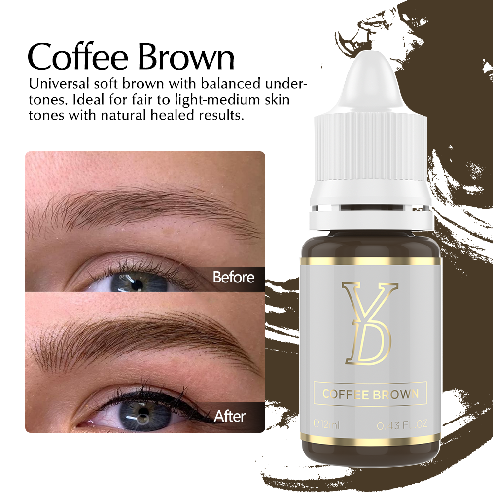 YDPMU InoCream Inorganic PMU Pigments – Professional Brow Pigment 12ml