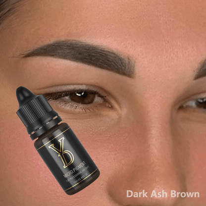 Dark Ash Brown – YDPMU Organic Liquid Eyebrow PMU Pigment | Ash Hair & Fair Skin Powder Brow Ink