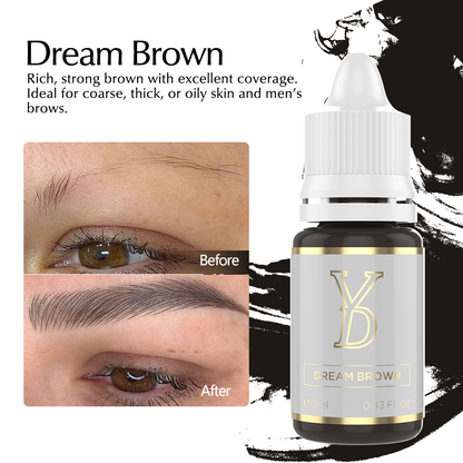 YDPMU InoCream Inorganic PMU Pigments – Professional Brow Pigment 12ml