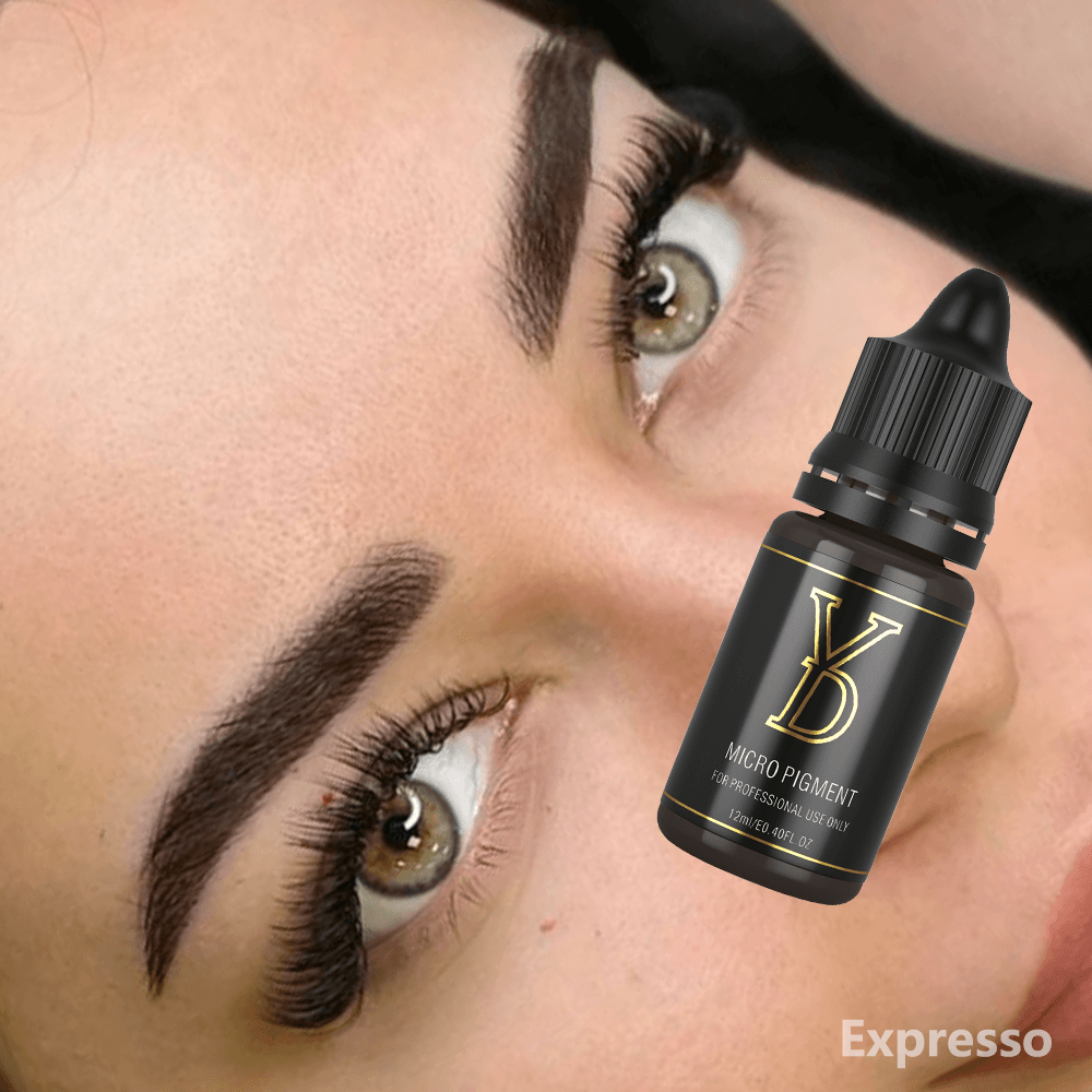 Expresso – YDPMU Organic Liquid Eyebrow PMU Pigment | Dark Espresso Brown Brow Ink for Deep Definition