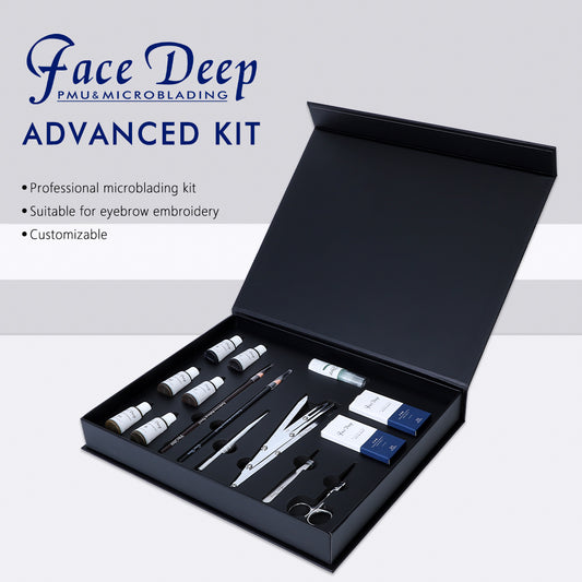 FACE DEEP Tattoo Starter Kit – Portable Microblading Kit for PMU Training & Beginners - CharmingTattooSupply