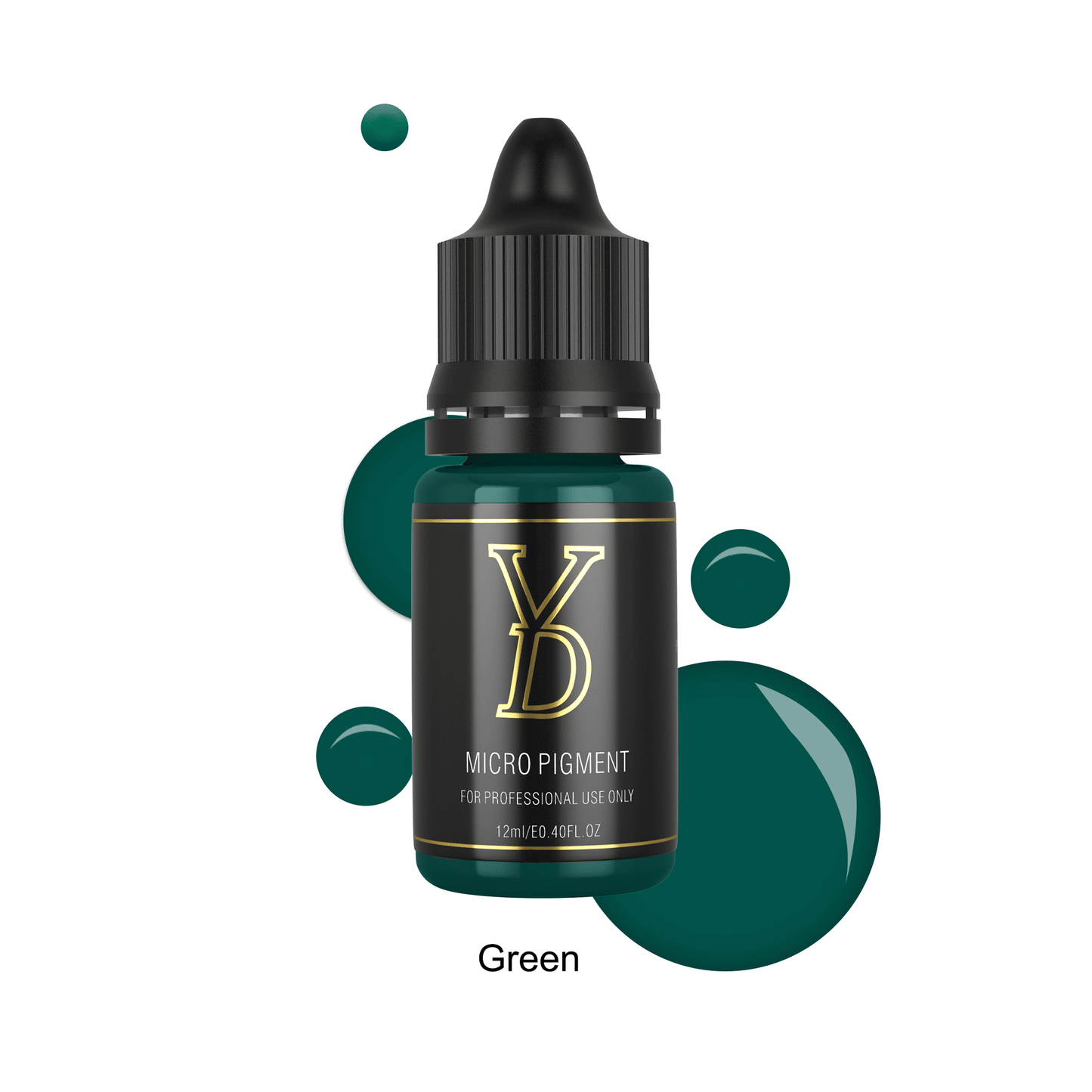 Green – YDPMU Organic Liquid Eyeliner PMU Pigment | Creative Colored Permanent Eyeliner Ink