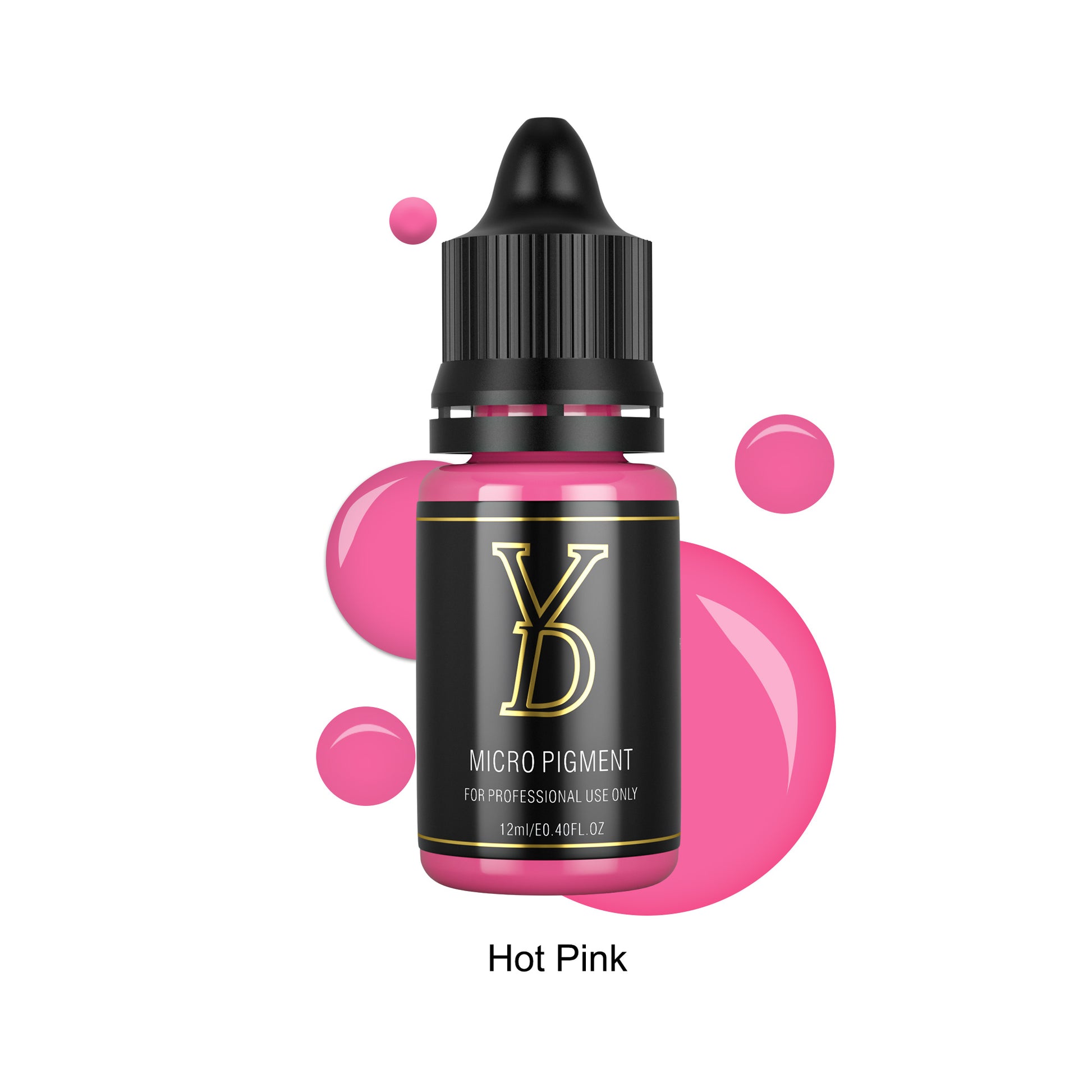 Hot Pink-YD Organic Liquid Lips Permanent Makeup Pigments - CharmingTattooSupply