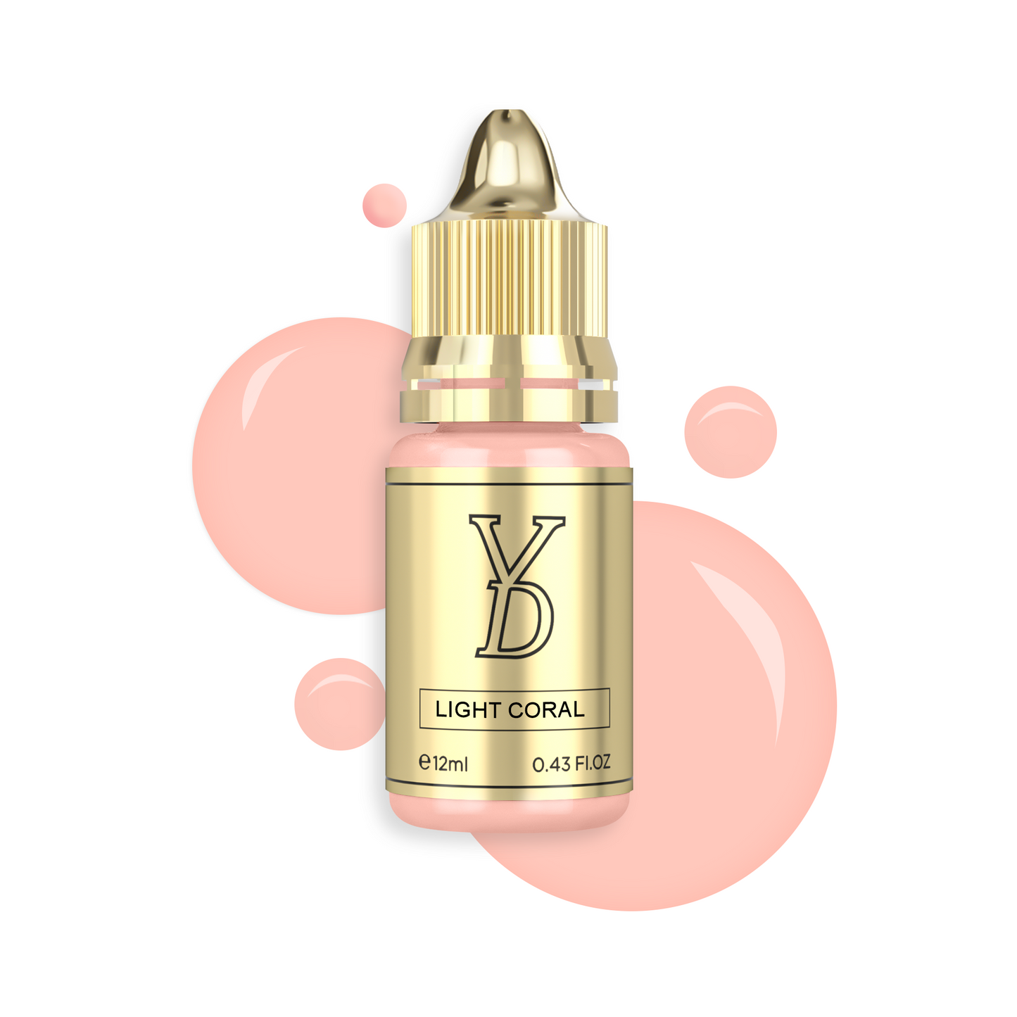 Light Coral – YDPMU NEO Liquid Lip Blushing Pigment | Dark Lip Brightener & Pink Tone PMU Ink