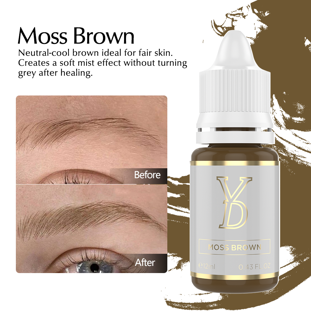 YDPMU InoCream Inorganic PMU Pigments – Professional Brow Pigment 12ml
