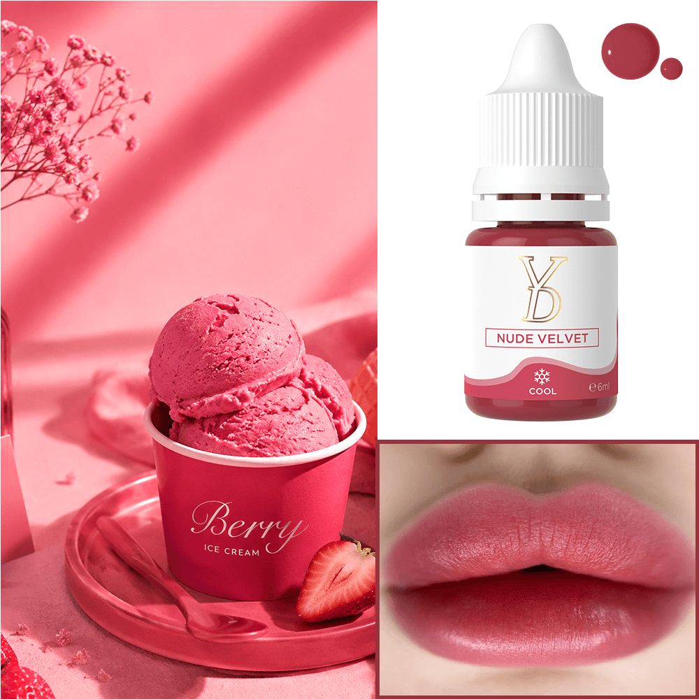 YDPMU Nude Organic Lip Pigment 6ml | PMU Lip Color
