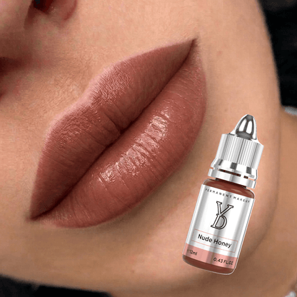 Nude Honey – YDPMU Powder Hybrid Liquid Pigment for Lips | Warm Honey Nude Lip Blush PMU Pigment