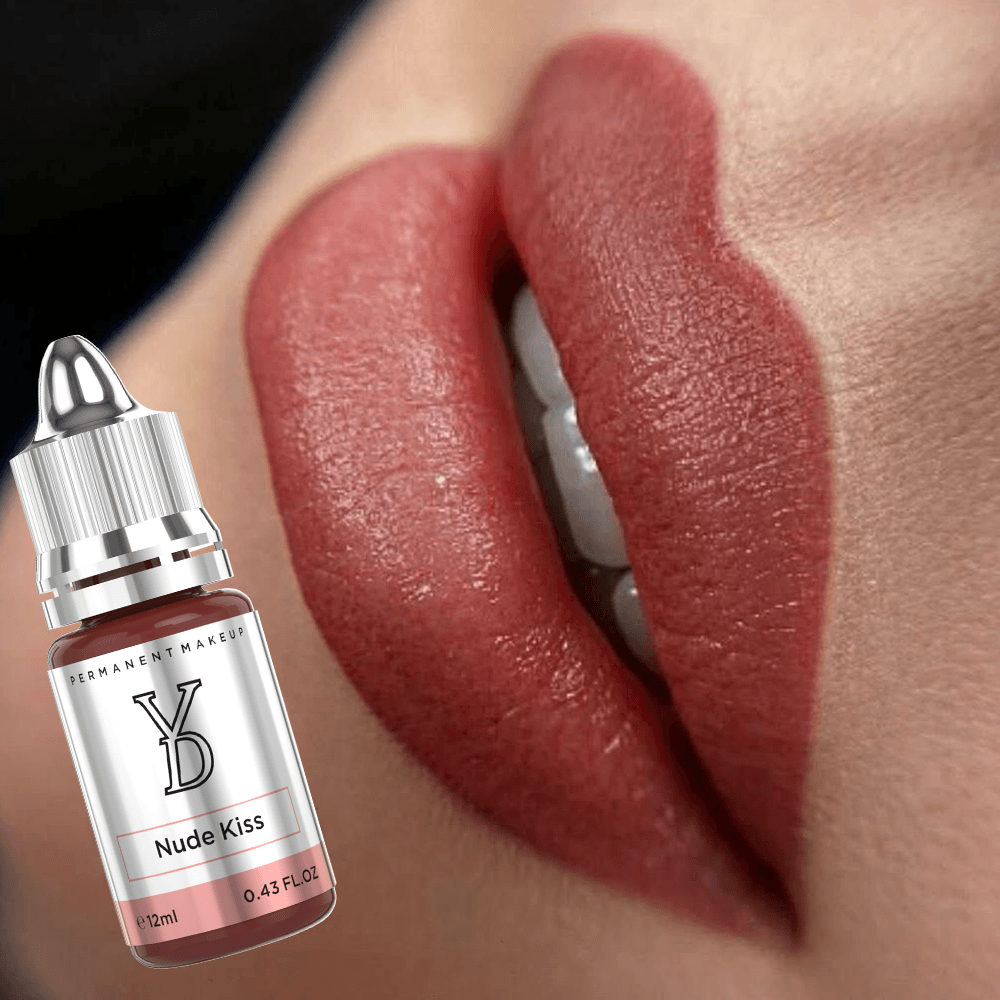 Nude Kiss – YDPMU Powder Hybrid Liquid Pigment for Lips | Soft Rosy Nude Lip Blush PMU Pigment