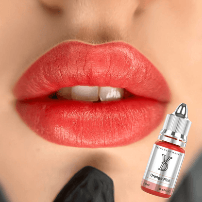 Orange Pink – YDPMU Powder Hybrid Liquid Pigment for Lips | Warm Orange-Pink Lip Blush PMU Pigment