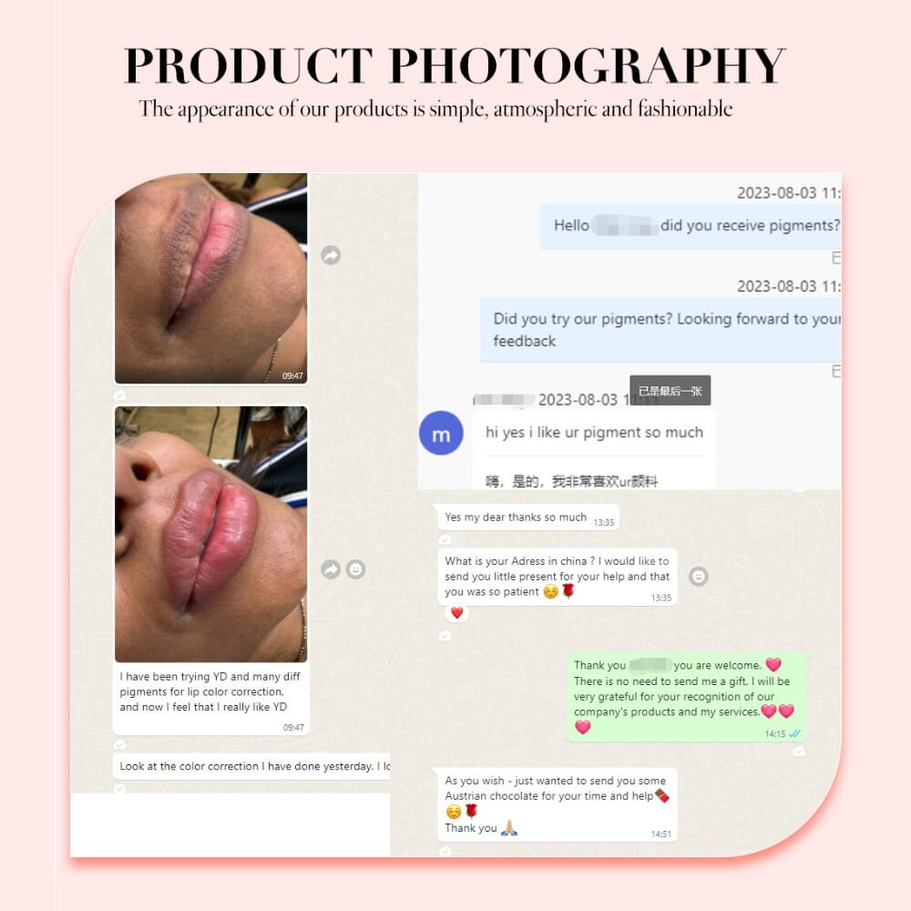 SWEET PINK  - YD POWDER Hybrid Liquid Pigment For Lips