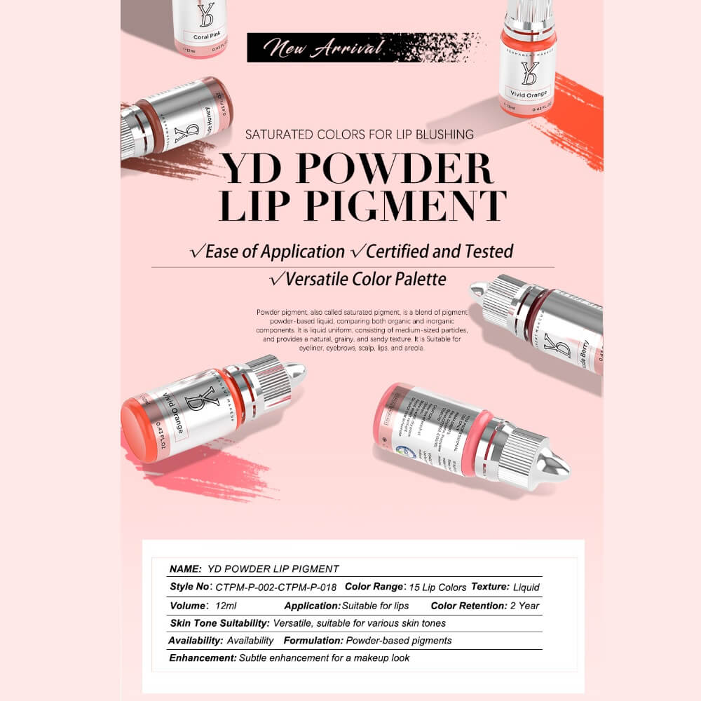 SWEET PINK  - YD POWDER Hybrid Liquid Pigment For Lips