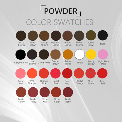 POWDER SERIES 1L PMU Pigment – Soft Matte Finish, Certified Formula