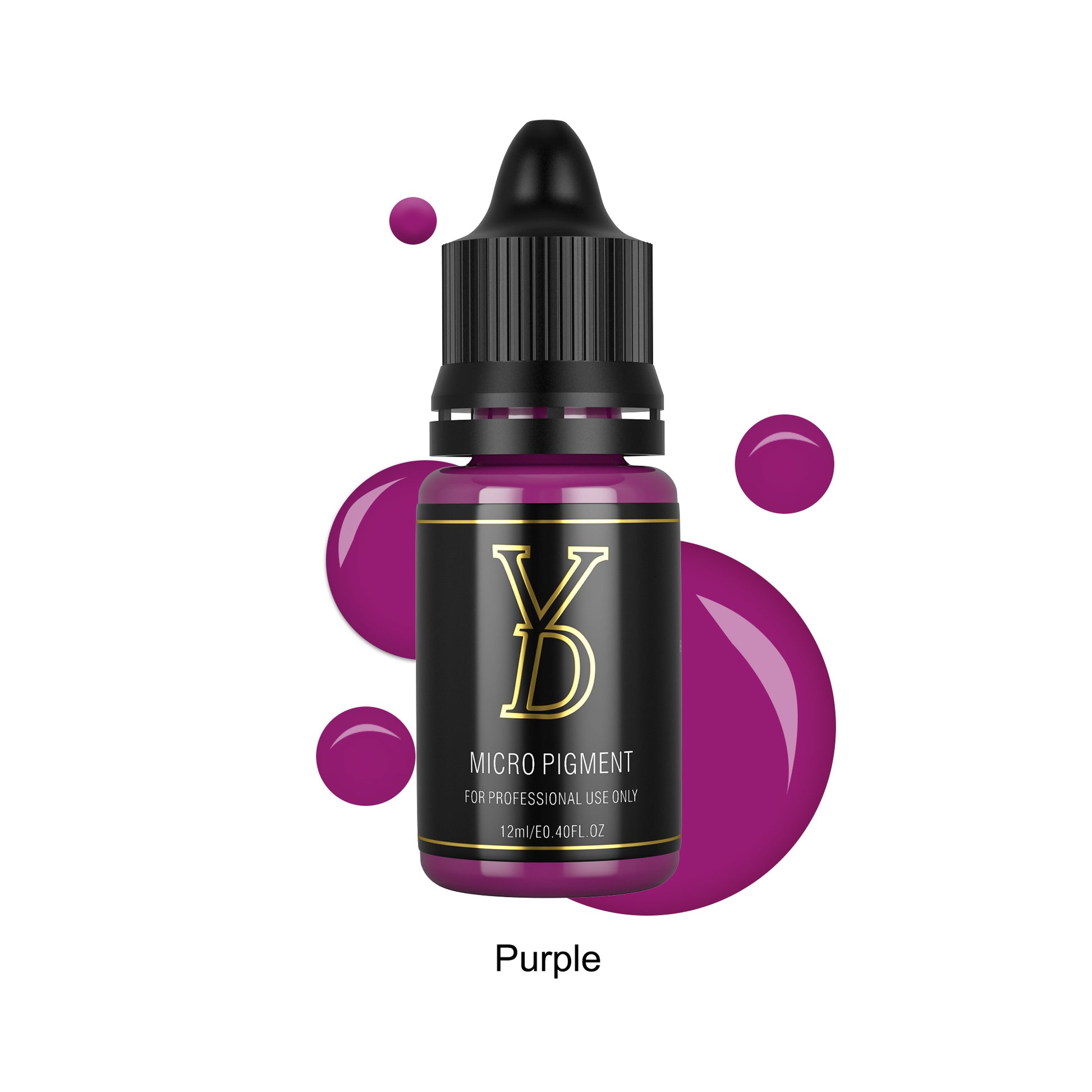 Violet Red(Purple)-YD Organic Liquid Lips Permanent Makeup Pigments - CharmingTattooSupply