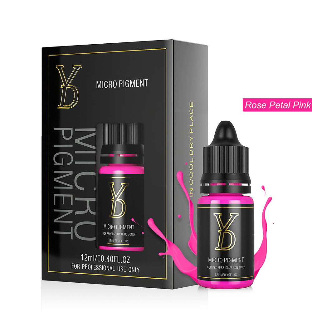 Rose Petal Pink – YDPMU Organic Liquid Lips PMU Pigment | Soft Rose Pink Permanent Lip Color for Natural Beauty