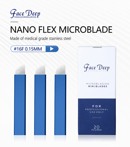 Micro Blade Back Microblading Blades - 304 Stainless Steel Manual Blades - CharmingTattoo