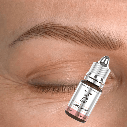 Sandy Brown – YDPMU Powder Hybrid Liquid Pigment for Brows | Warm Sandy Brown PMU Eyebrow Pigment