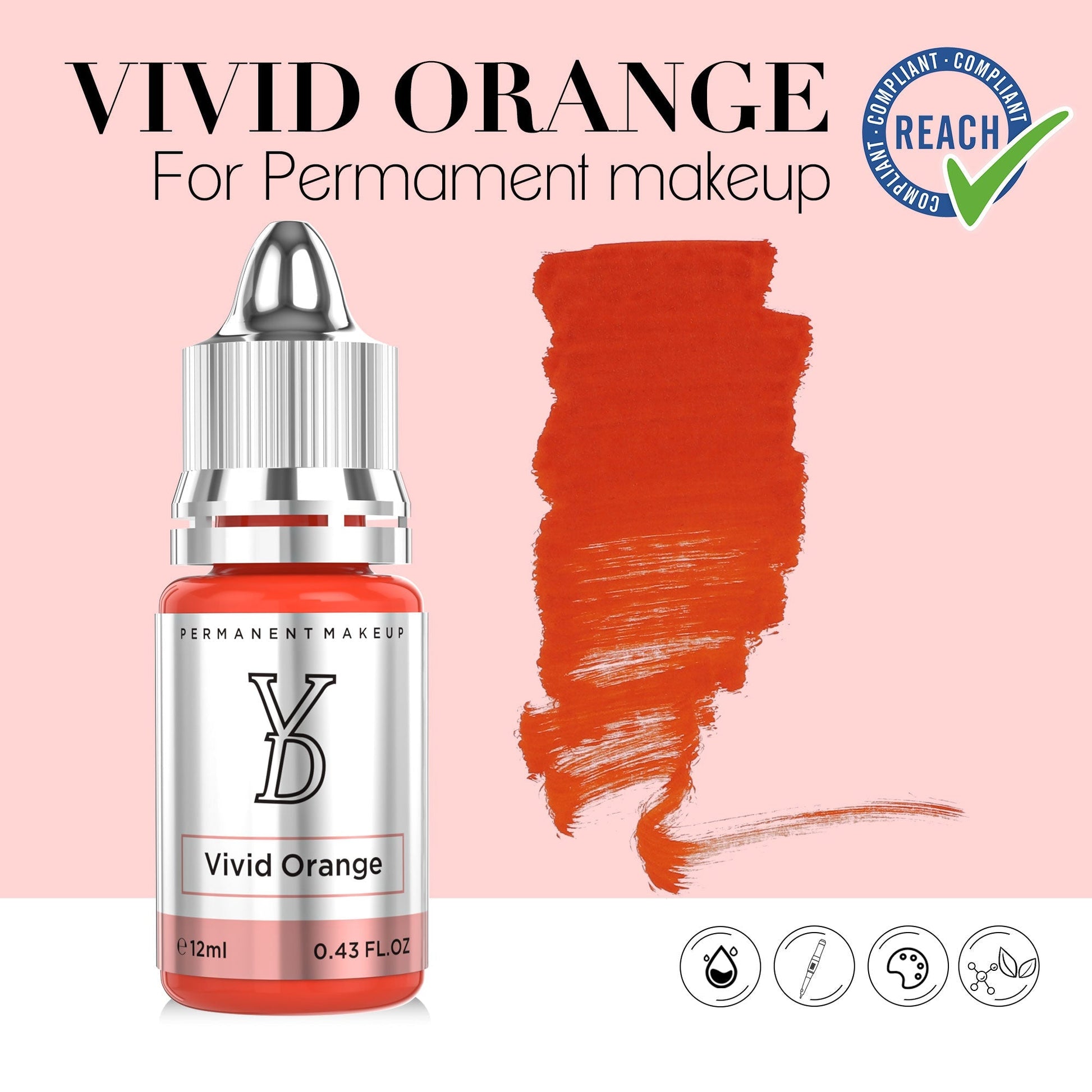VIVID ORANGE - CharmingTattooSupply