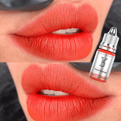 Vivid Orange – YDPMU Powder Hybrid Liquid Pigment for Lips | Bold Vibrant Orange Lip Blush PMU Pigment