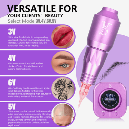 Finesse X24 Permanent Makeup Machine| 12800RPM Rotary Machine | 3.5mm Stroke | 25% Off Bulk Orders