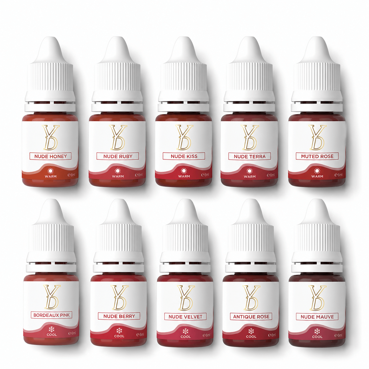 YDPMU Nude Powder Lip Pigment 6ml | PMU Lip Color