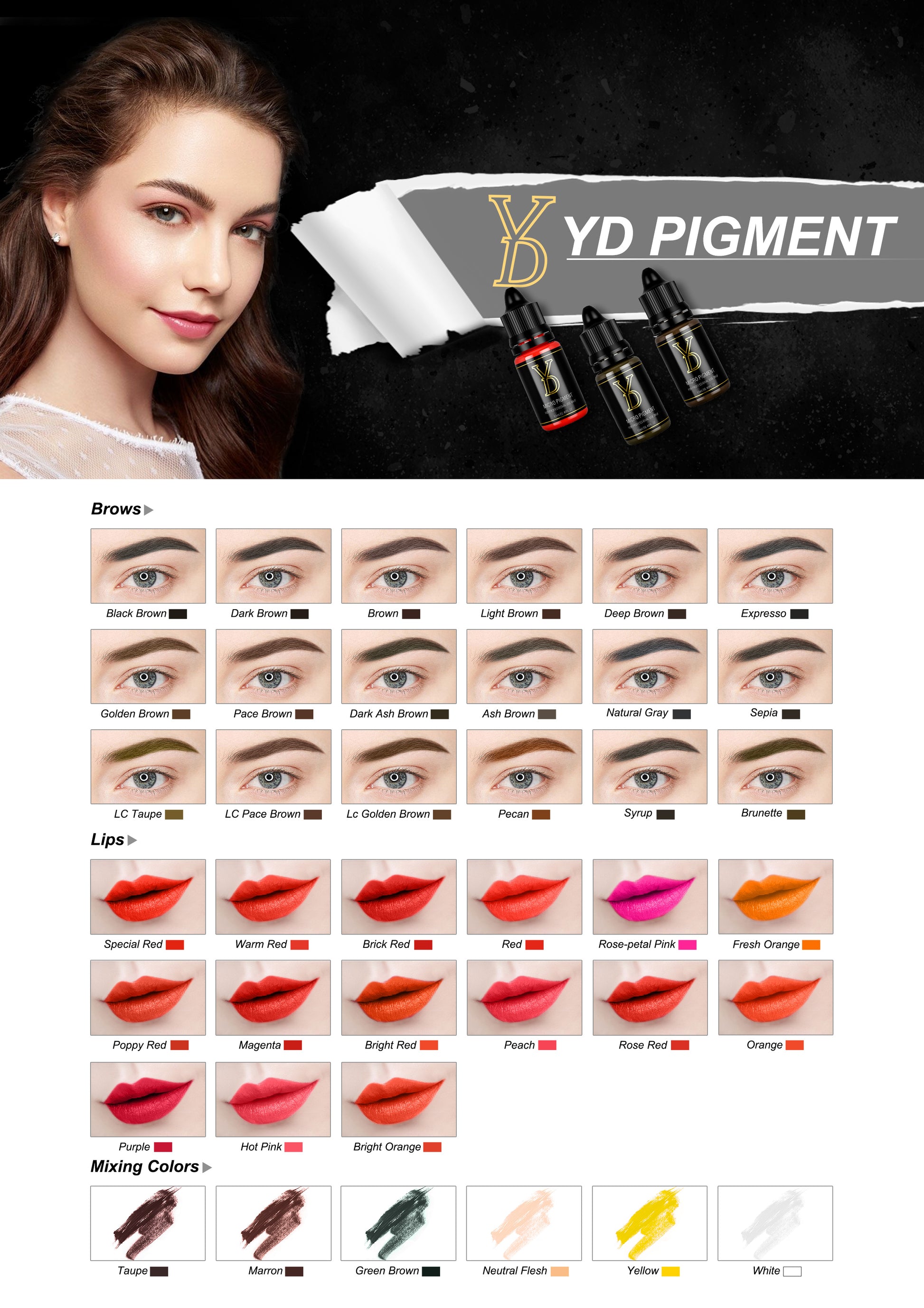 YD ORGANICE MICROPIGMENTATION LIQUID PIGMENT - CharmingTattooSupply